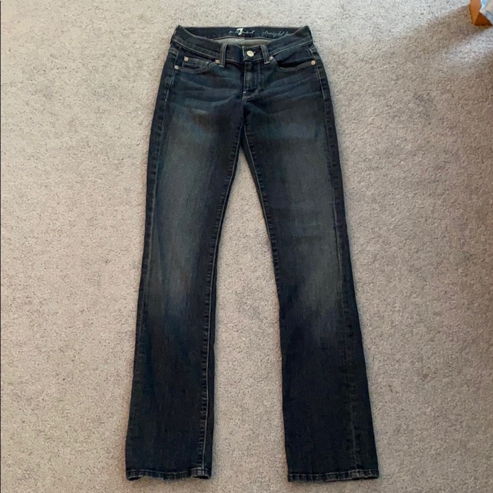 7 For All Mankind straight leg jeans